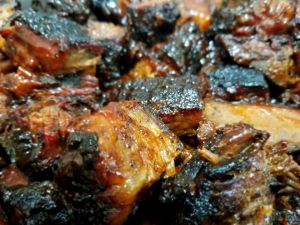 Franks Backyard BBQ Burnt Ends Cedar Lake Indiana